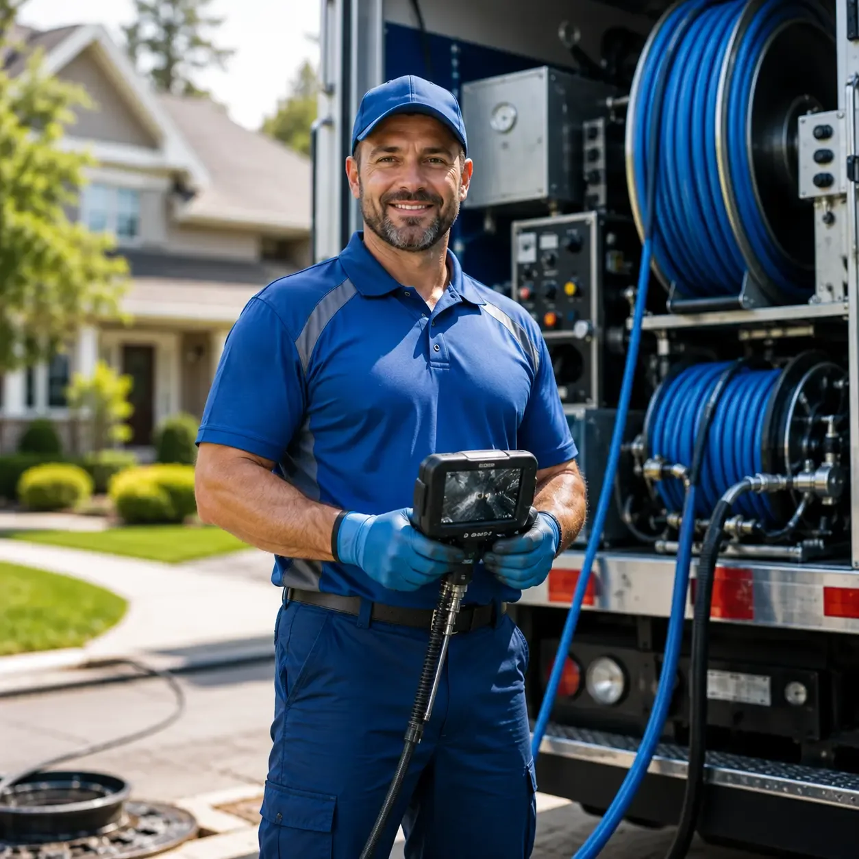 Local outdoor drain cleaning specialists in New Concord, KY